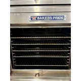 USED BAKERS PRIDE DOUBLE STACK GAS OVEN 
